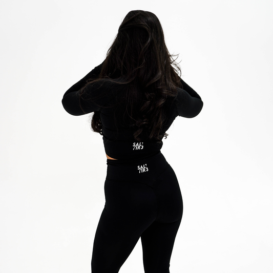 Black Activewear Top
