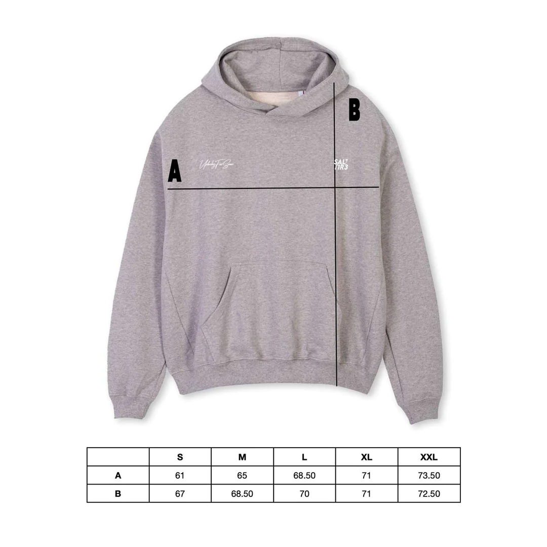 Black Signature Zipped Hoodie