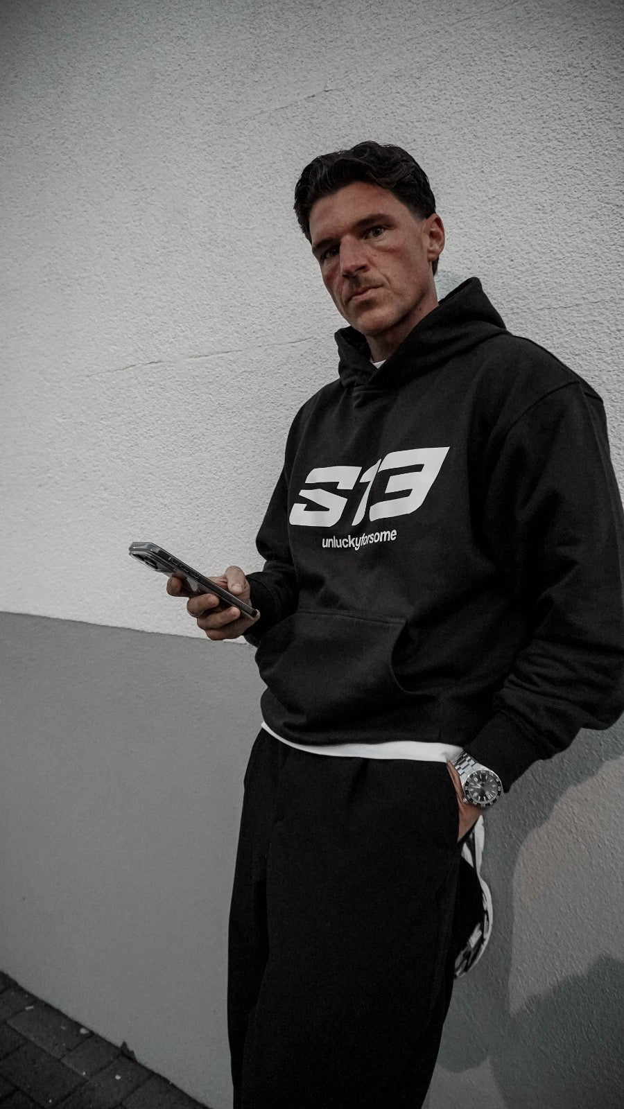 S13 Logo Hoodie - Black
