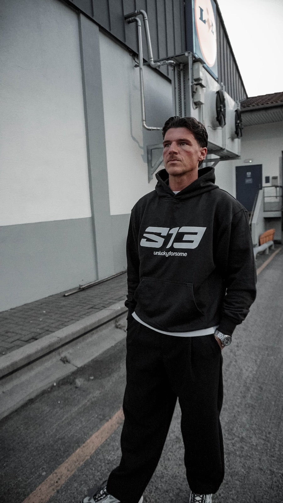 S13 Logo Hoodie - Black