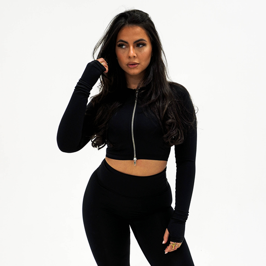 Black Activewear Top