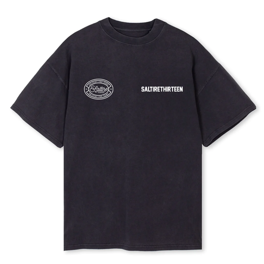 Vintage Black Double Logo T-Shirt