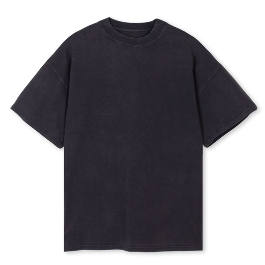 Vintage Black Blank T-Shirt