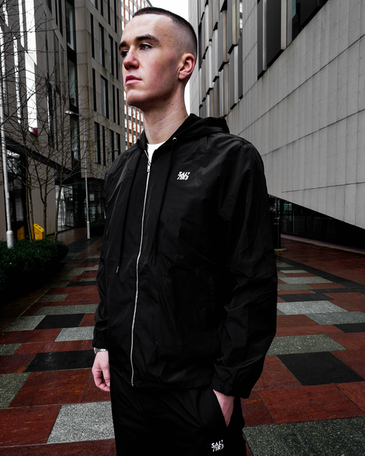 Black Windbreaker